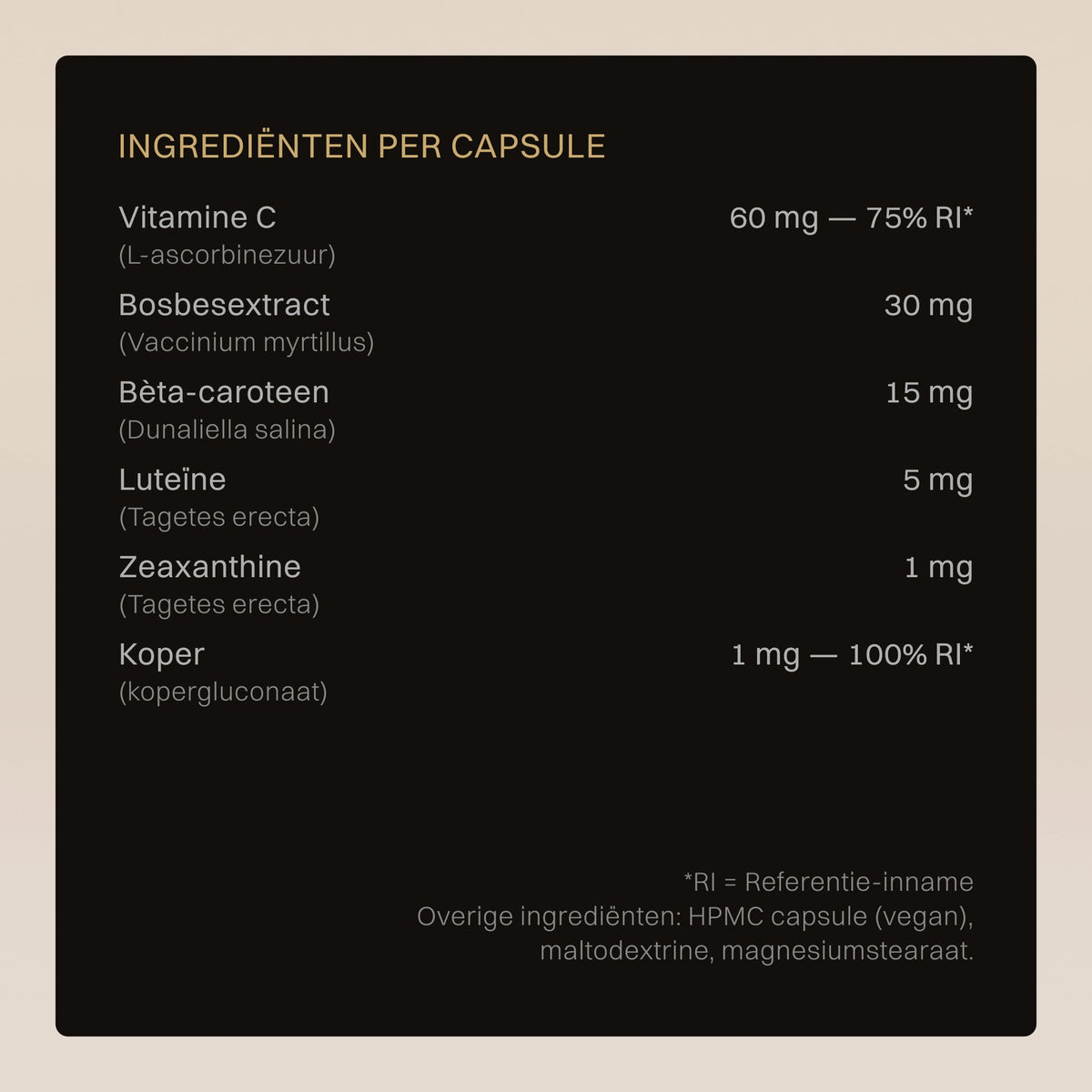 Carotenoid Complex