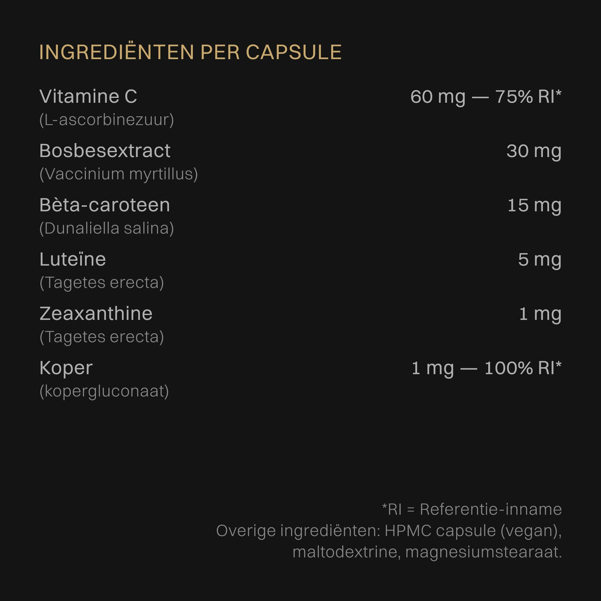 View nutrition facts